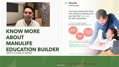 Build an Educational Plan with Manulife Education Builder.